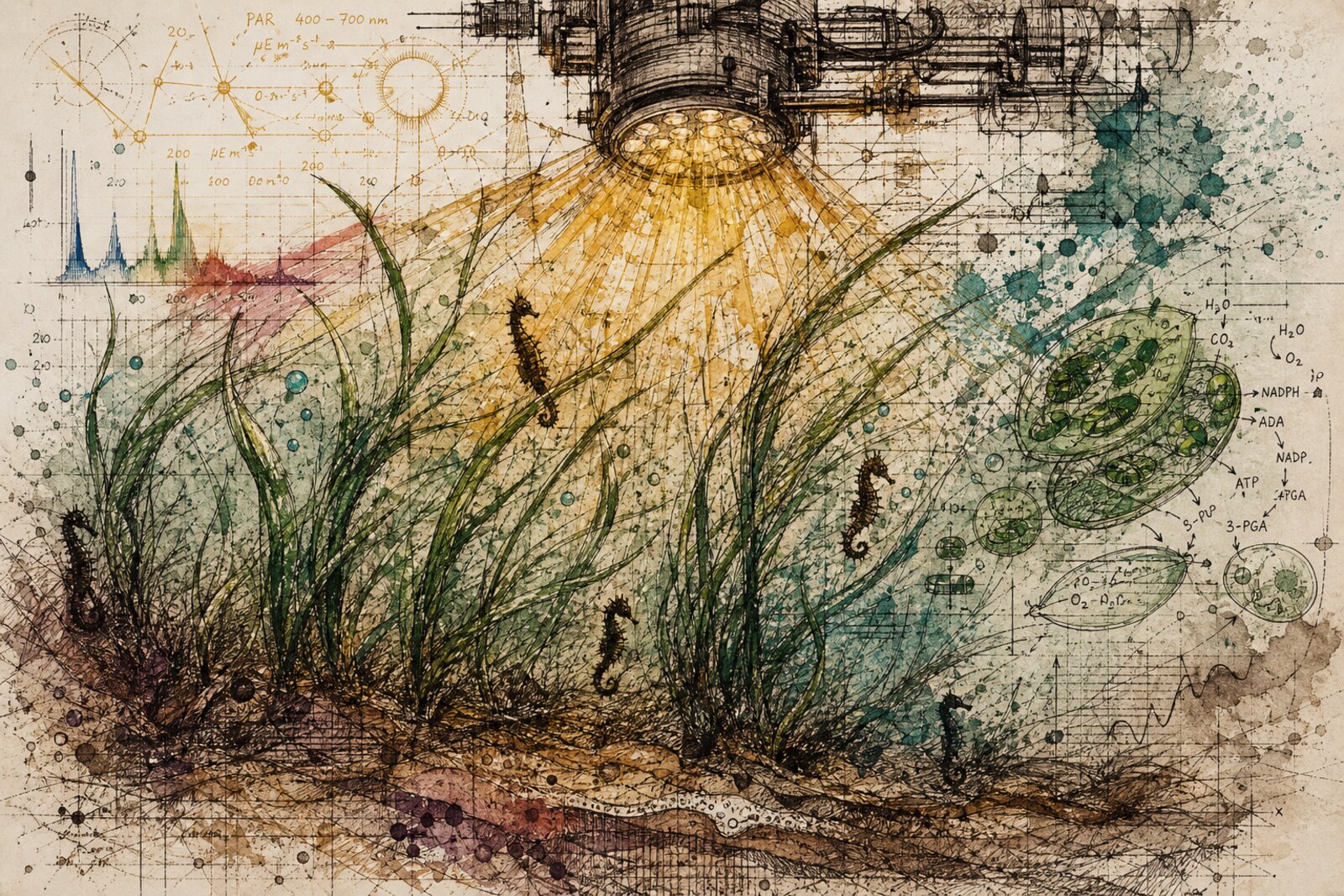 Cover Image Optimal Lighting for Eelgrass Aquariums Par Spectrum and Photoperiod Guide