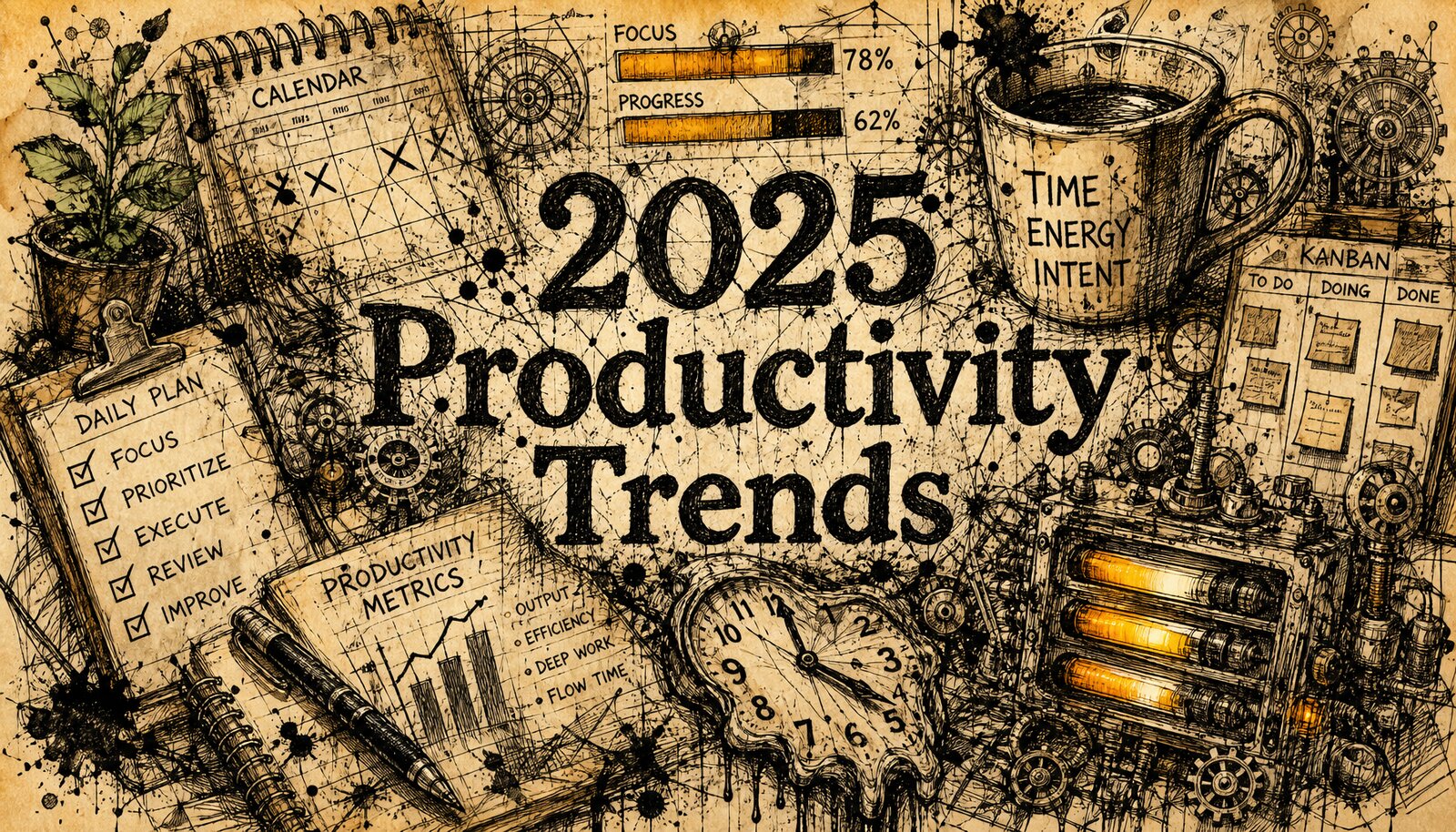 Cover Image Productivity in 2025: What's Actually Working Now