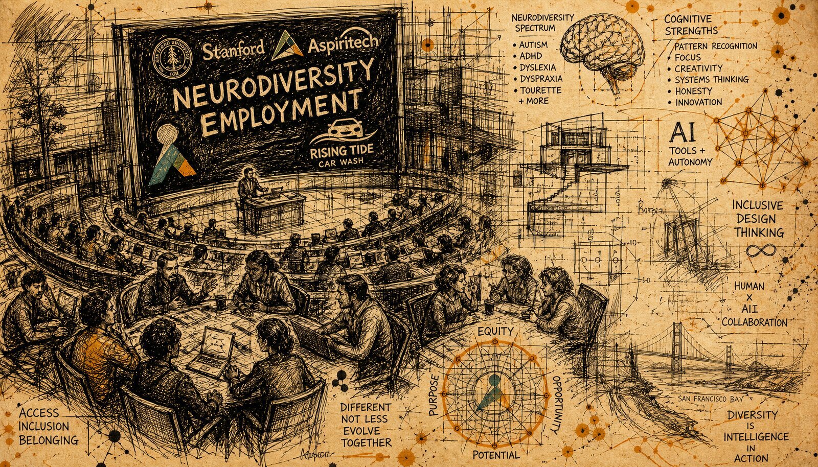 Designing Neurodiverse Workplaces: Lessons from the Stanford Employment Panel