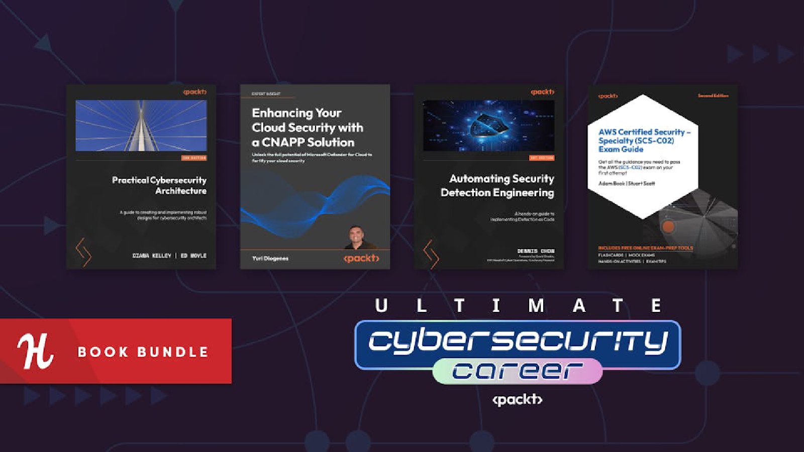 Cover Image Humble Book Bundle: Ultimate Cybersecurity Career by Packt